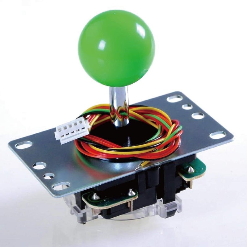 Sanwa JLF-TP-8YT Joystick + Sanwa 8 pcs OBSF-30 Push Button Bundle Kit Color : Green - for Arcade Game 4 & 8 Way Adjustable, Compatible with Catz Mad SF4 Tournament Joystick S@NWA - Image 2